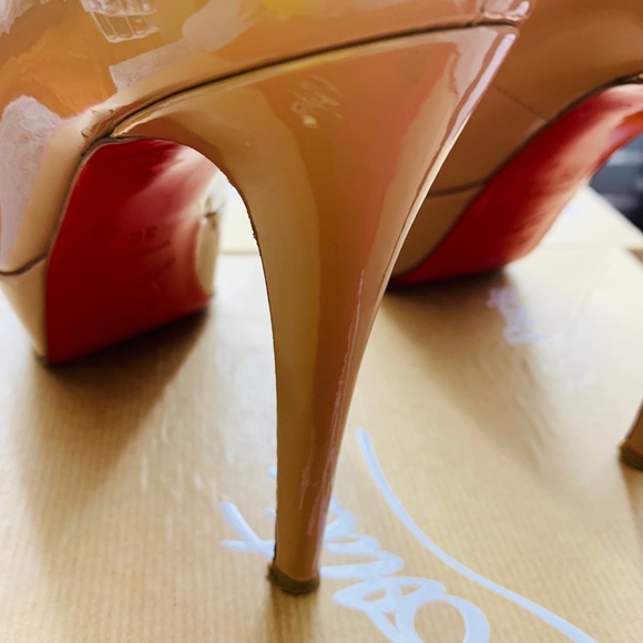 Authentic Christian Louboutin Nude heels sz 6/36 - Picture 11 of 12